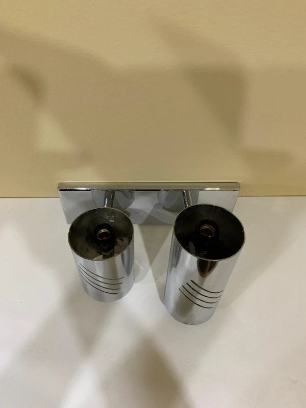 Space Age Chrome Wall Lamp - 4 Light Cylindrical Design