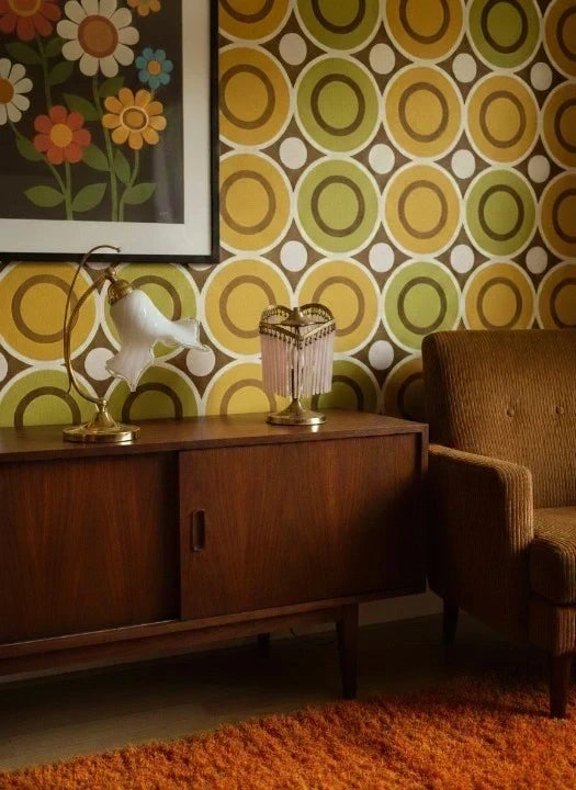 Art Deco Waterfall Table Lamp - Brass & Pink Glass Rods