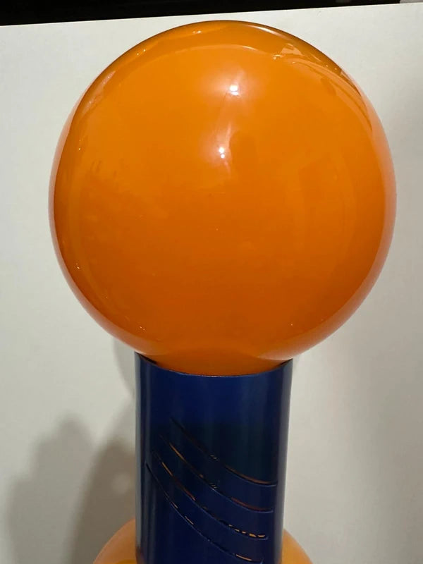 Space Age Wall Lamp - Blue, Chrome & Orange