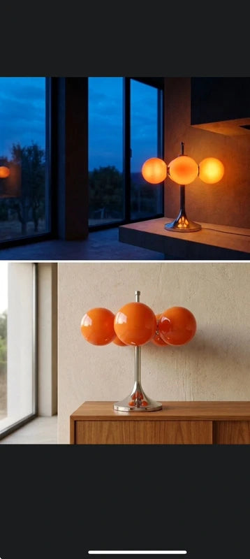 Space Age Five Globe Table Lamp — Luz Brava × El Toro de la Luz