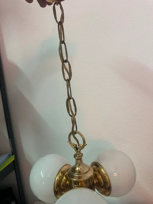 Side profile of chandelier