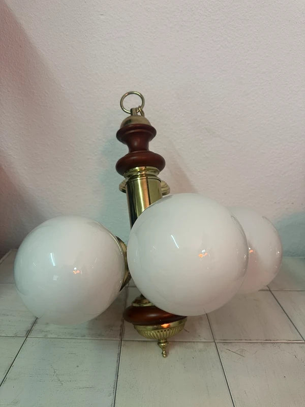 Vintage chandelier — full view from above