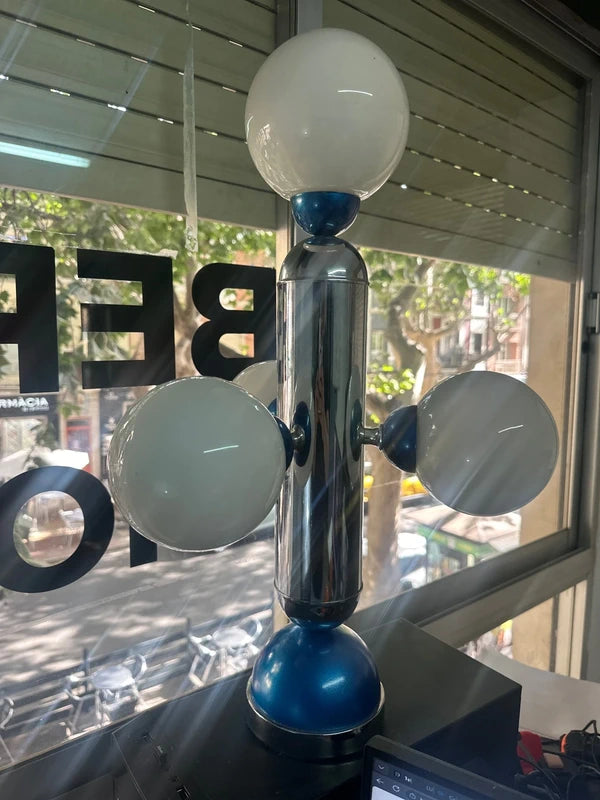 Sputnik lamp zonder bollen zichtbaar